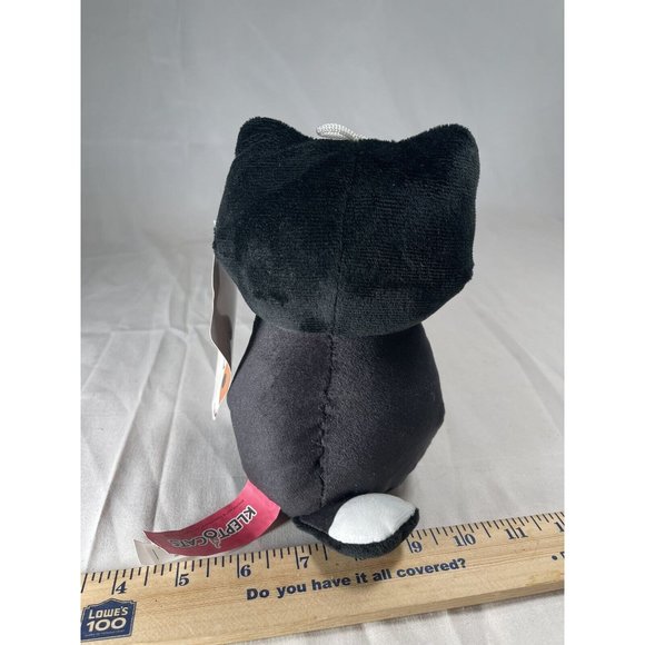 Kleptocats Plush 6” Skeleton Cat Kitty Black & White Bones - Picture 2 of 5
